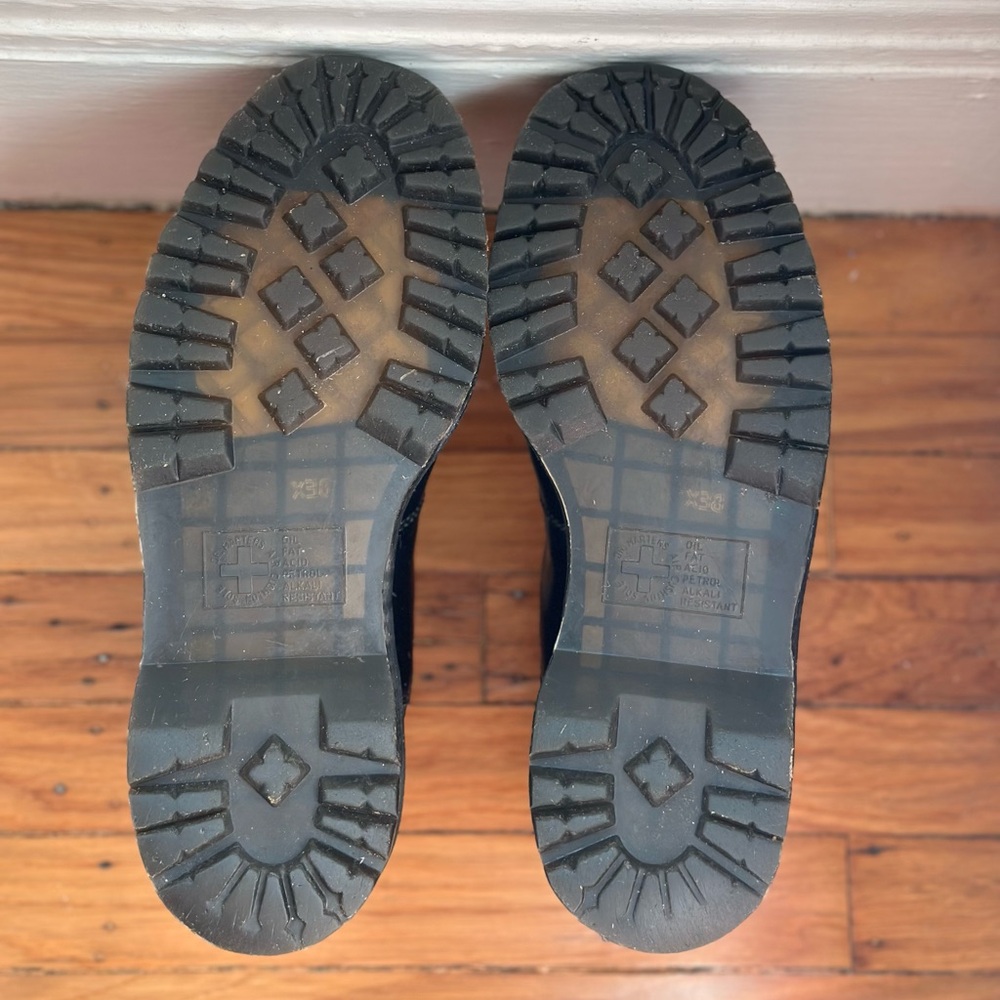 Dr. Martens Black Leather Platform Chelsea Boots - Picture 6 of 8